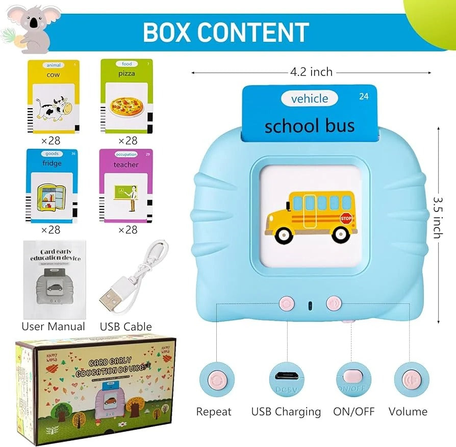 Kids Flash Cards – Interactive Talking Learning Toy