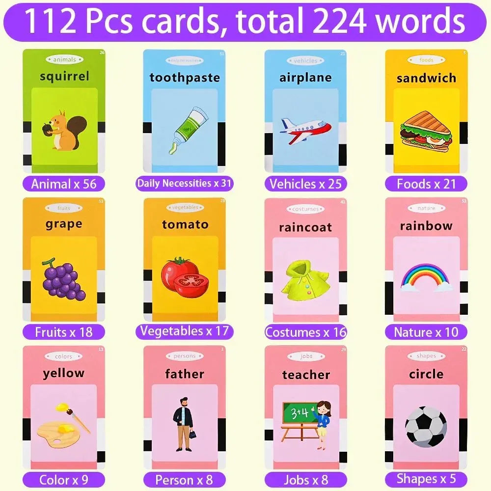 Kids Flash Cards – Interactive Talking Learning Toy