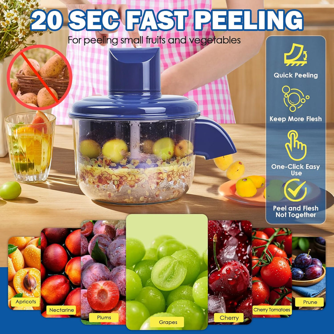 Automatic Electric Fruit &amp; Vegetable Peeler
