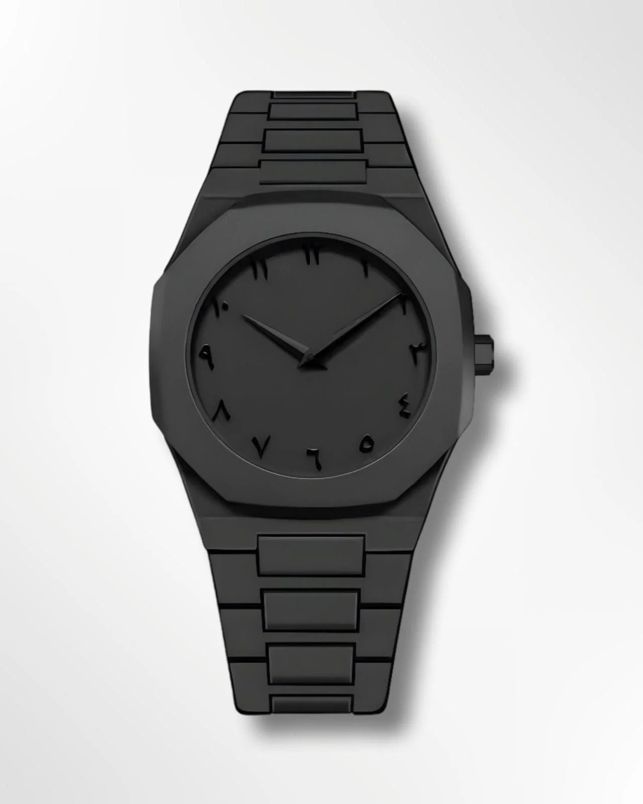 Stainless Steel Arabic Dial Watch