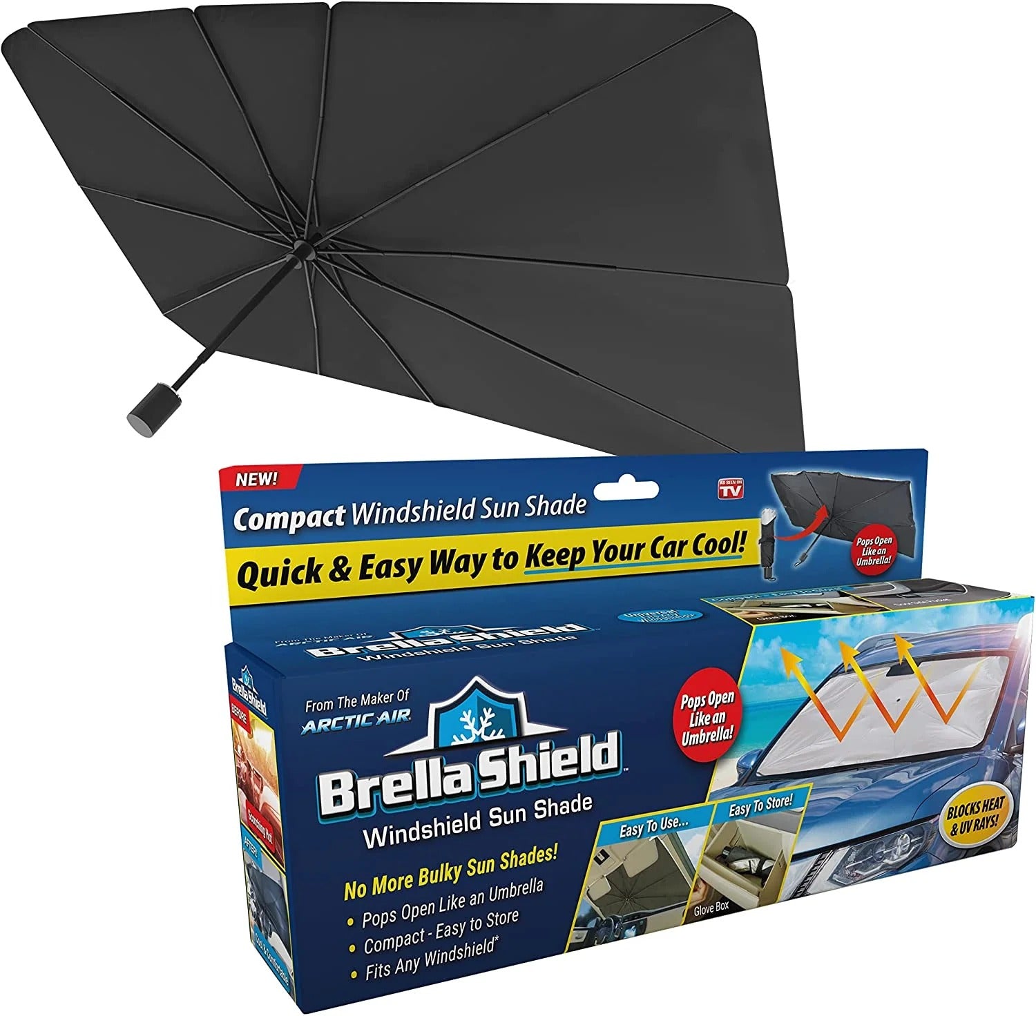 Foldable Car Sun Shade Umbrella