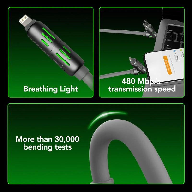 4-in-1 Multi USB Fast Charging Cable (240W)