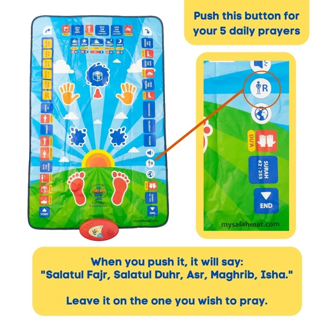 Educational Prayer Mat for Kids