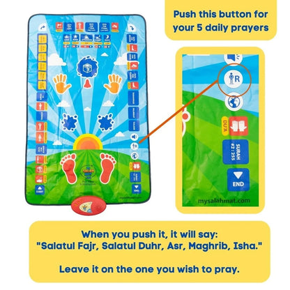 Educational Prayer Mat for Kids