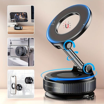 Vacuum Suction Magnetic Phone Holder | حامل هاتف مغناطيسي بتقنية الشفط