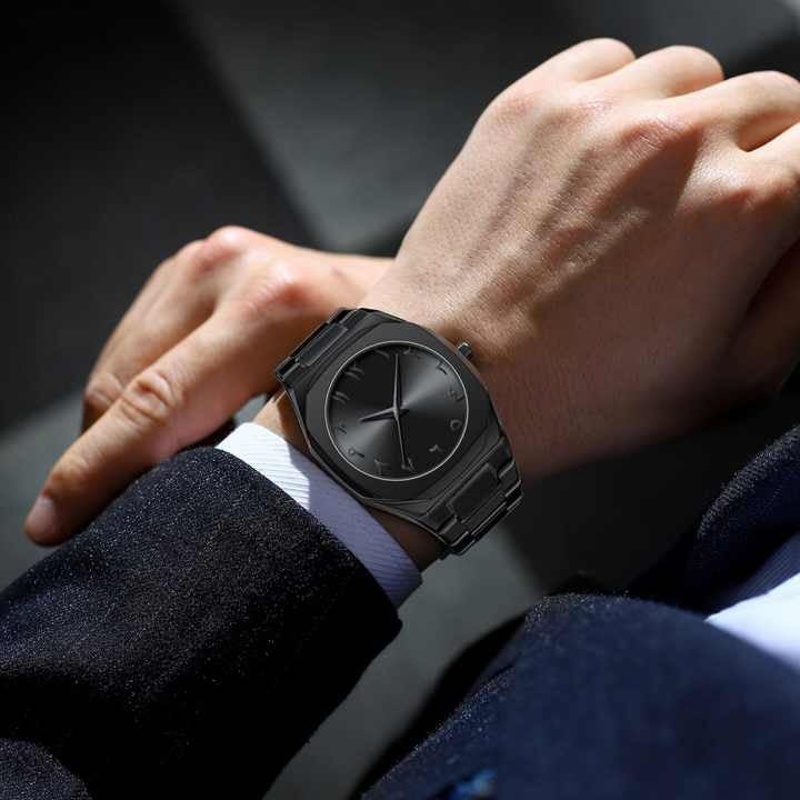 Stainless Steel Arabic Dial Watch