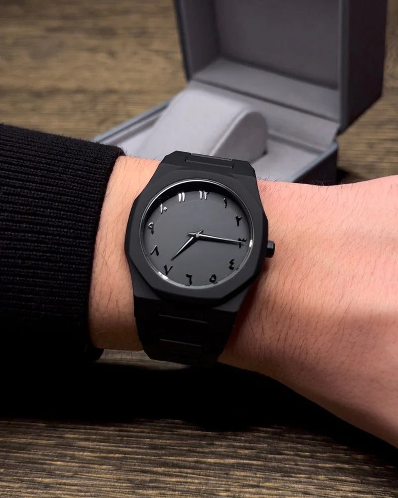 Stainless Steel Arabic Dial Watch