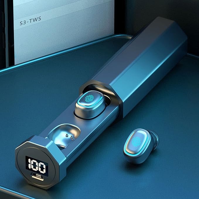 True Wireless Earbuds with Digital LED Display