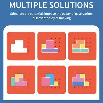 128 PCS Intelligent Puzzle Game for Kids