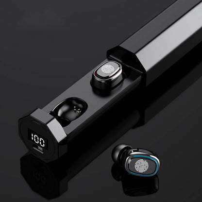 True Wireless Earbuds with Digital LED Display