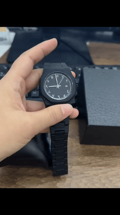 Stainless Steel Arabic Dial Watch