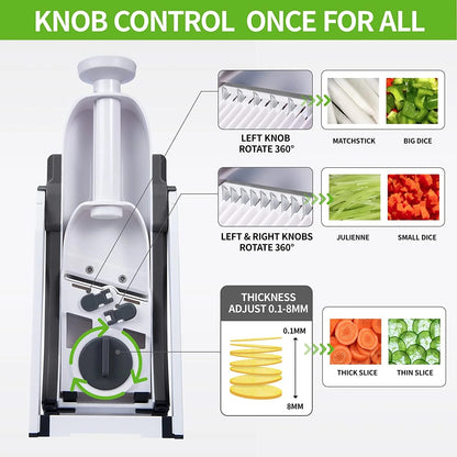4-in-1 Safe Mandoline Vegetable Slicer