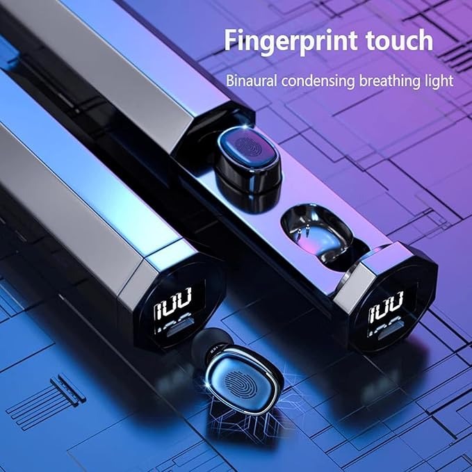 True Wireless Earbuds with Digital LED Display