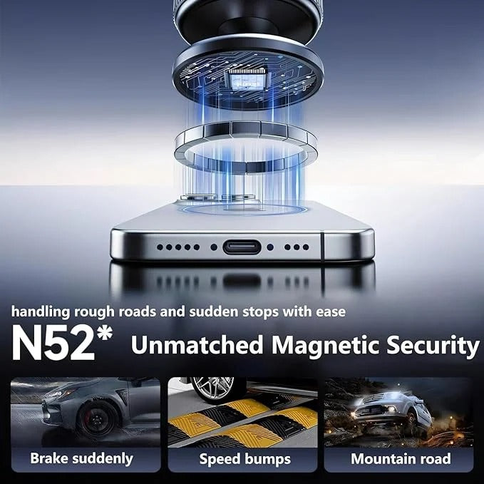 Vacuum Suction Magnetic Phone Holder | حامل هاتف مغناطيسي بتقنية الشفط