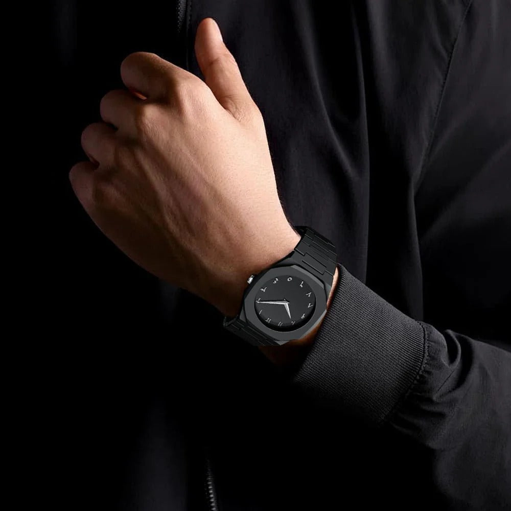 Stainless Steel Arabic Dial Watch