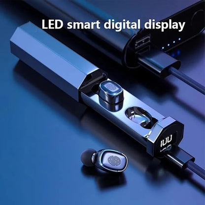True Wireless Earbuds with Digital LED Display