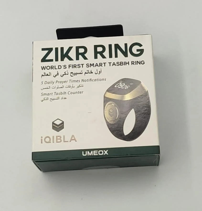 Zikr Smart Ring with Digital Tasbeeh Counter