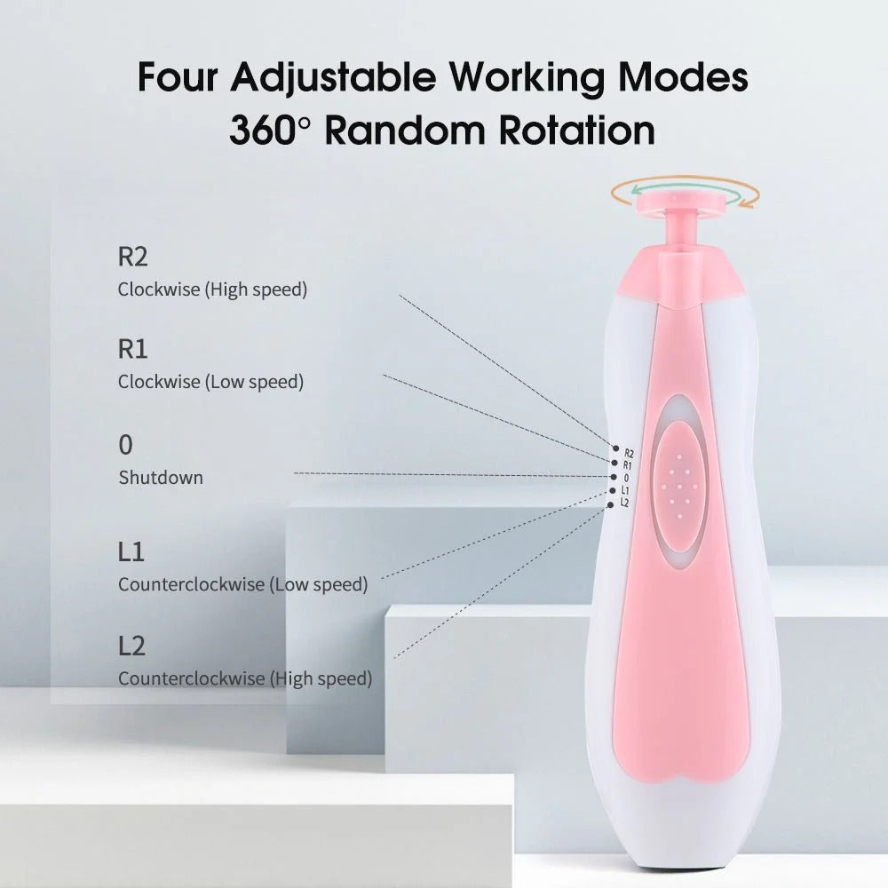 Baby Electric Nail Trimmer Set