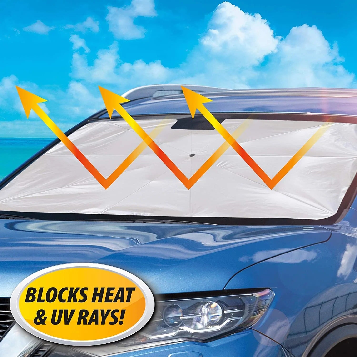 Foldable Car Sun Shade Umbrella