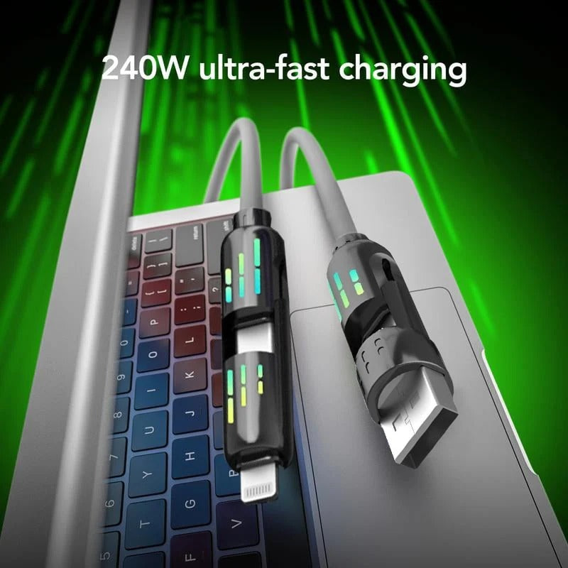 4-in-1 Multi USB Fast Charging Cable (240W)
