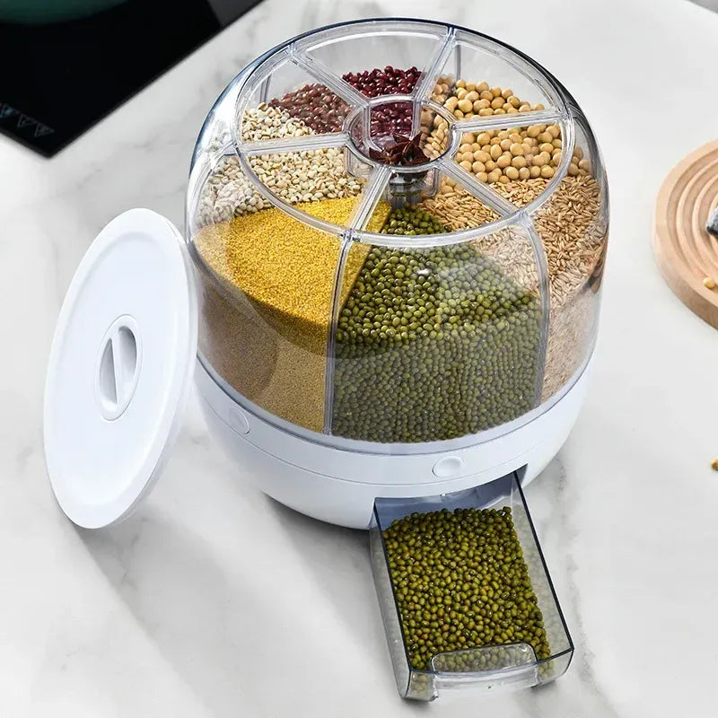360° Rotating Grain Storage Dispenser