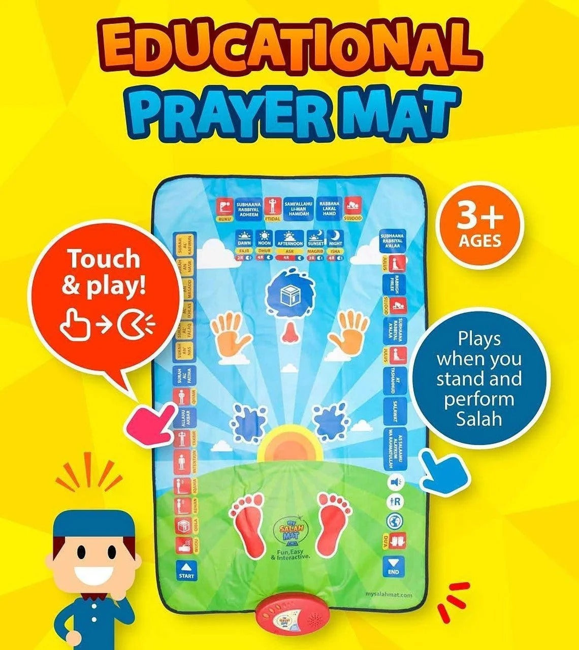 Educational Prayer Mat for Kids
