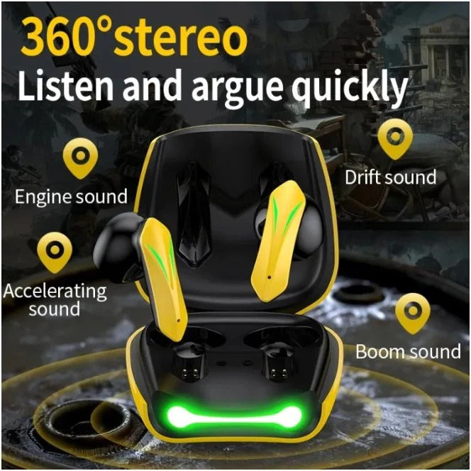 Wireless Gaming Earbuds with Bluetooth 5.0